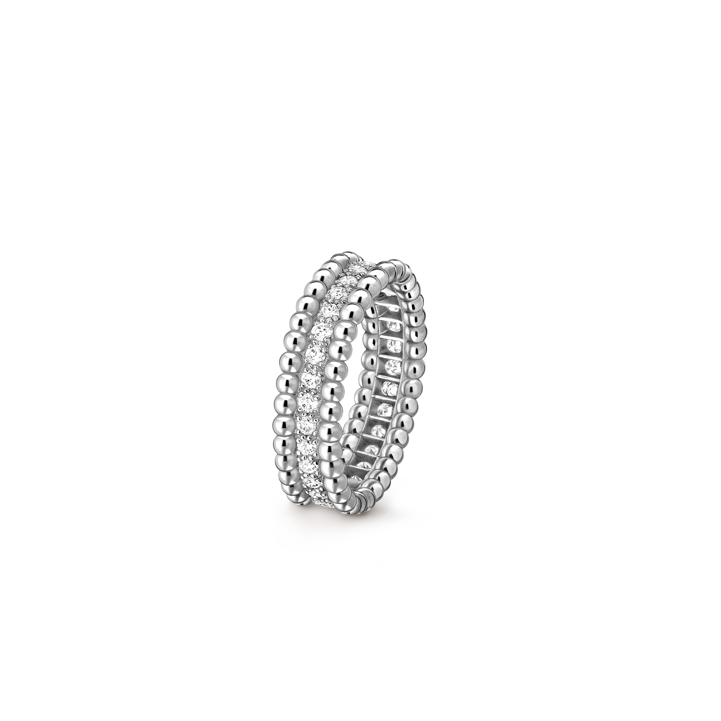v*n cl*f arpels perlÉe Di*m*nds ring, 1 row vcarp4e200